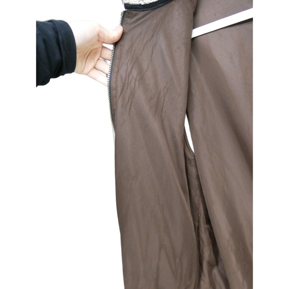 Vintage Pendleton Sherpa Vest Size S Tan Brown Full Zip Made in USA - Picture 12 of 14